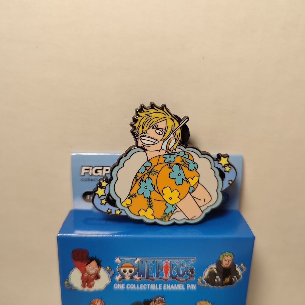 One Piece Sanji Y666 Enamel Pin Common FigPin Mini Official Badge
